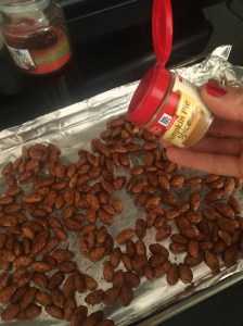 I sprinkled a little more pumpkin spice before putting them in the oven.